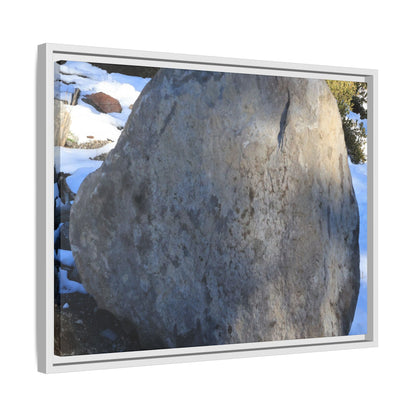 Glacial Solitude - Unique Stretched Canvas Wall Art