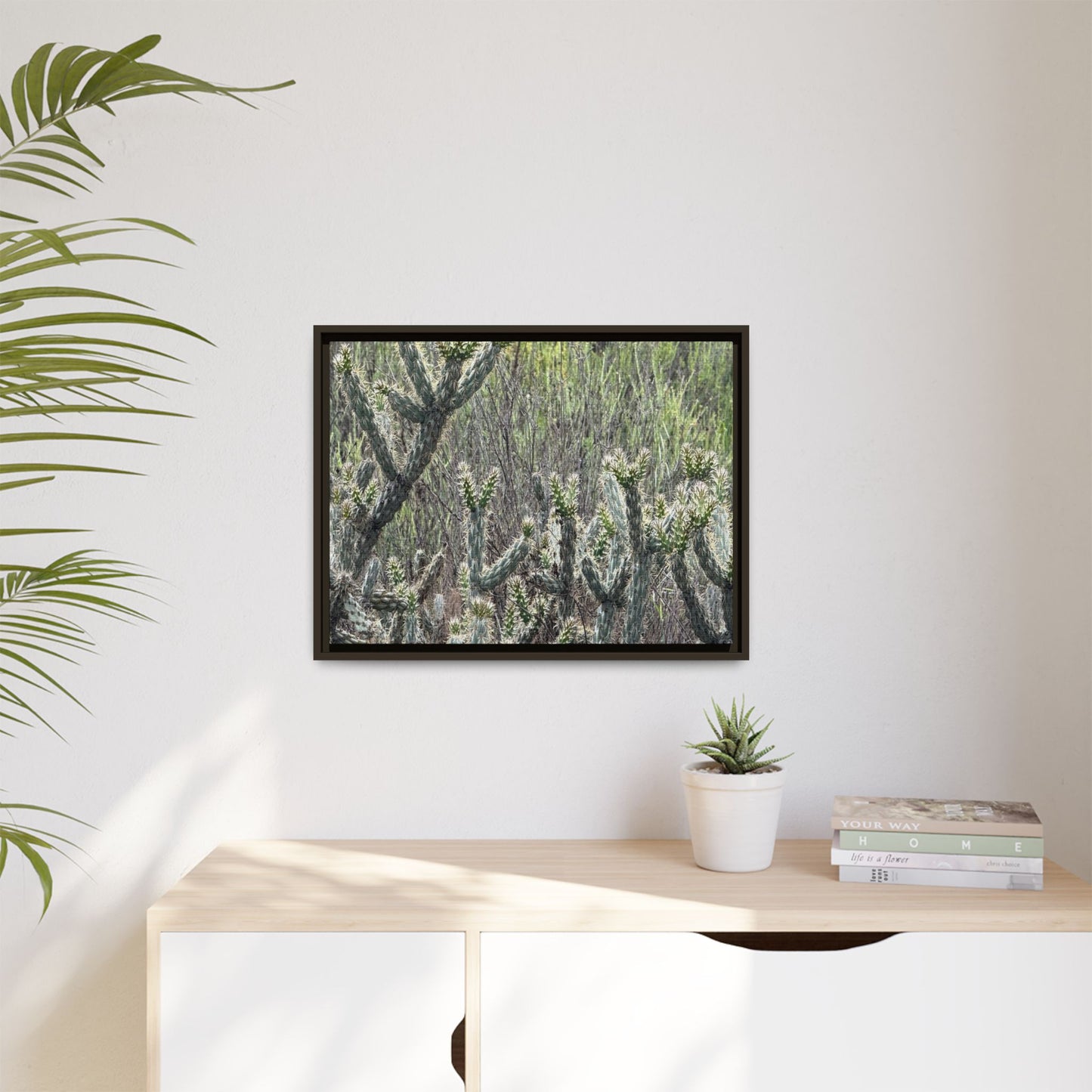 Prickly Paradise - Unique Stretched Canvas Wall Art - Art By Earth