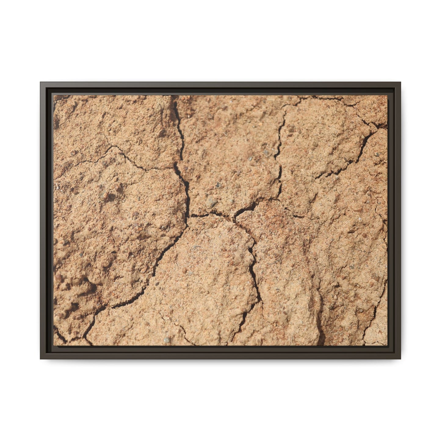 Parched Land - Unique Stretched Canvas Wall Art - Art By Earth