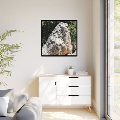 Stone's Silent Whisper - Unique Stretched Canvas Wall Art - Art By Earth