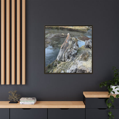 Carved by Water - Unique Stretched Canvas Wall Art