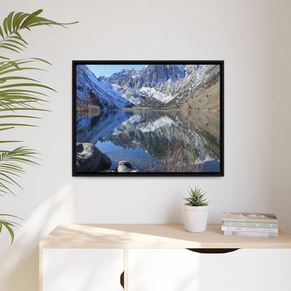Reflections of Stillness - Unique Stretched Canvas Wall Art