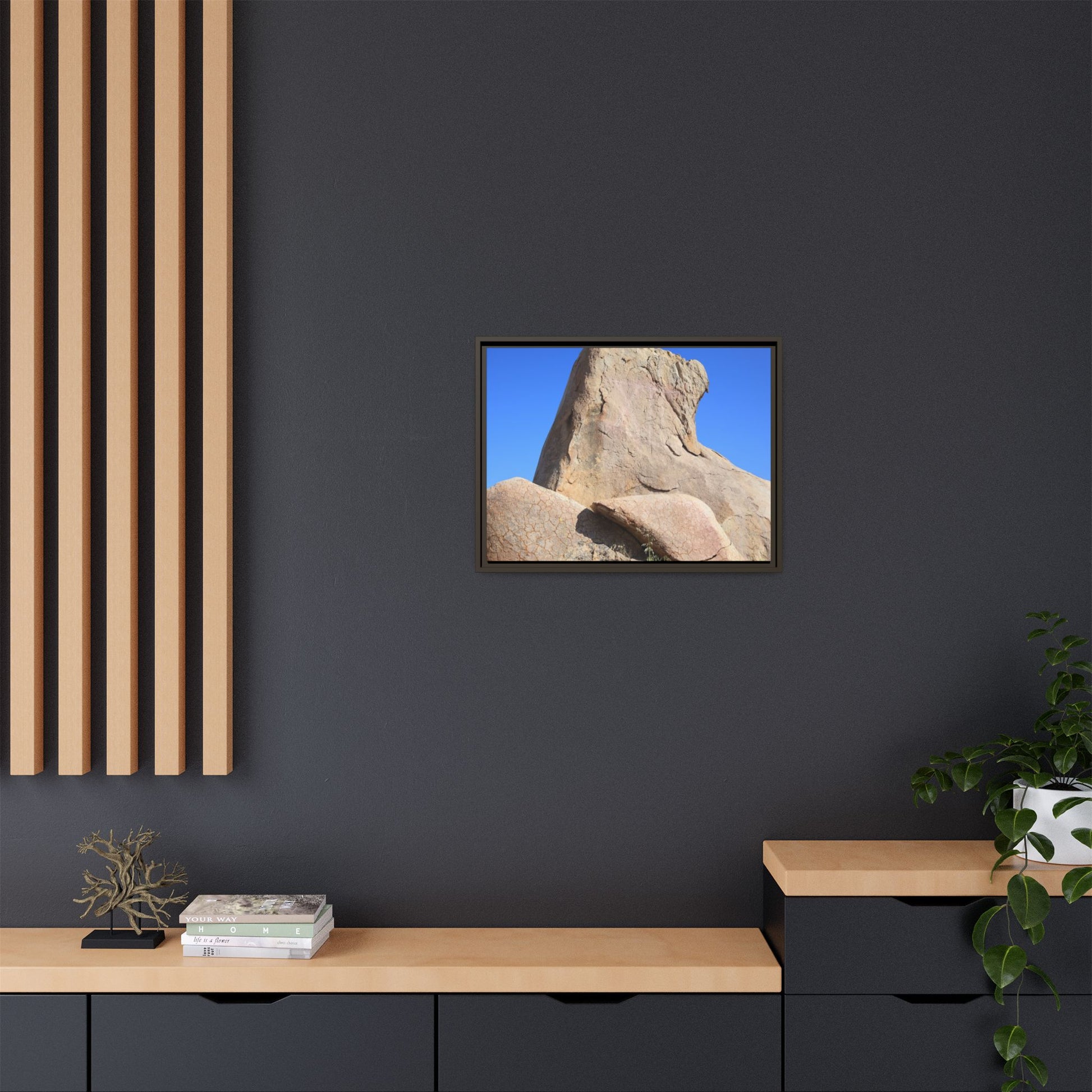 Rocky Sentinel - Unique Stretched Canvas Wall Art - Art By Earth