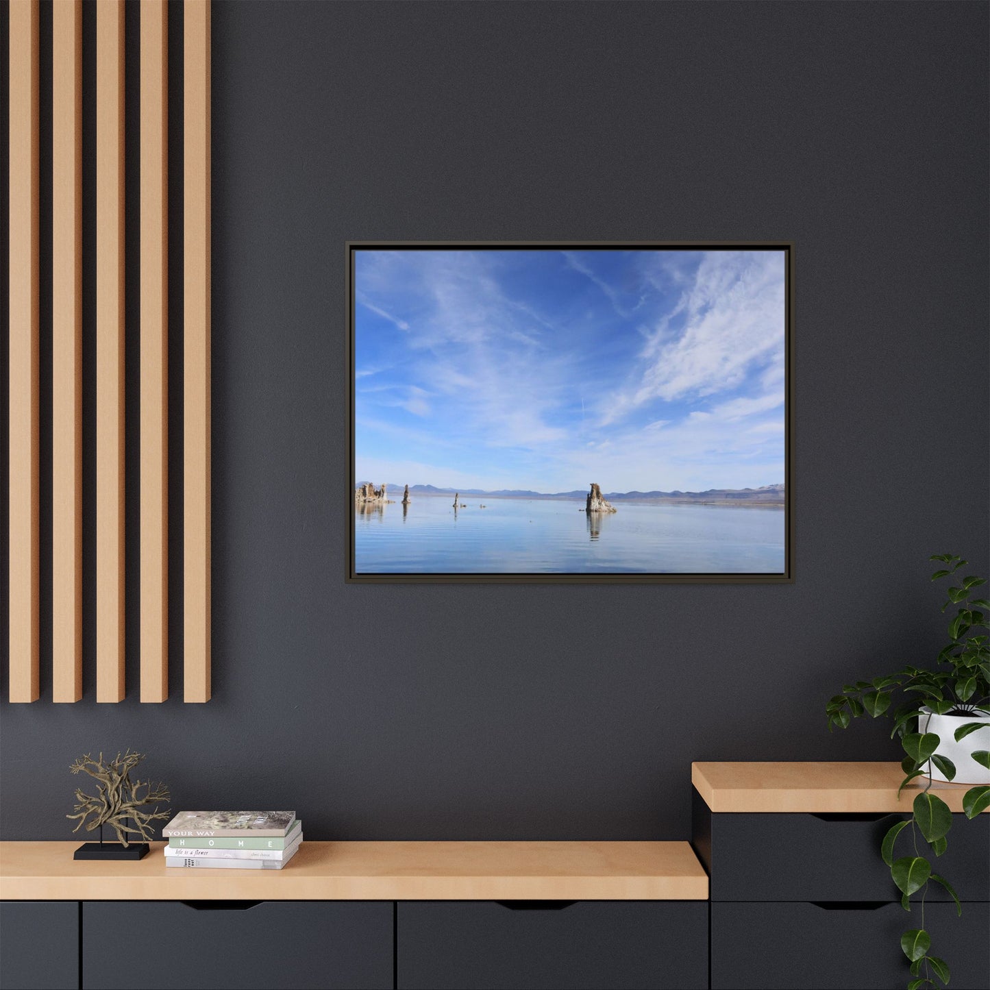 Whispers of Stillness - Unique Stretched Canvas Wall Art