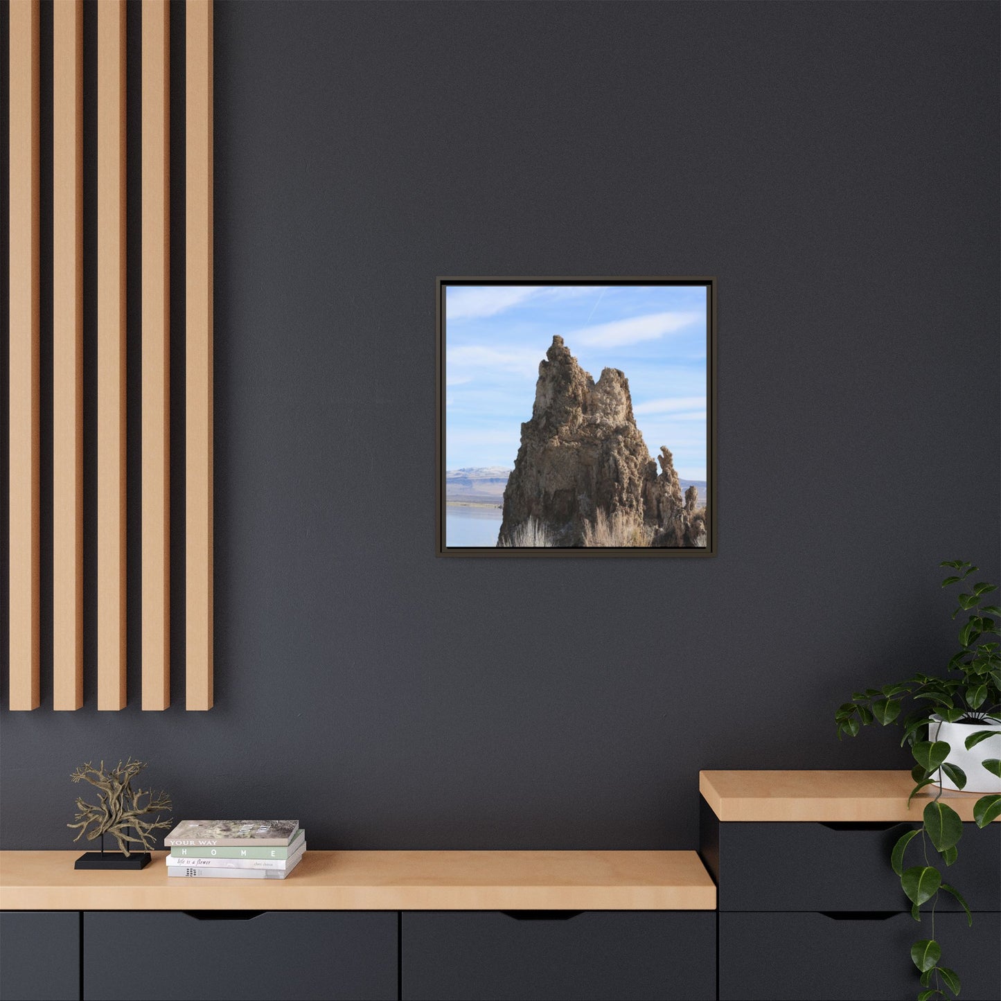 Tufa Towers of Silence - Unique Stretched Canvas Wall Art