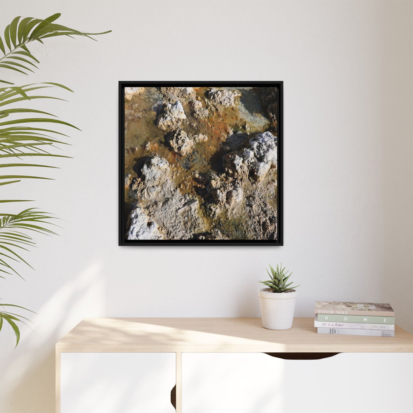 Textural Metamorphosis - Unique Stretched Canvas Wall Art