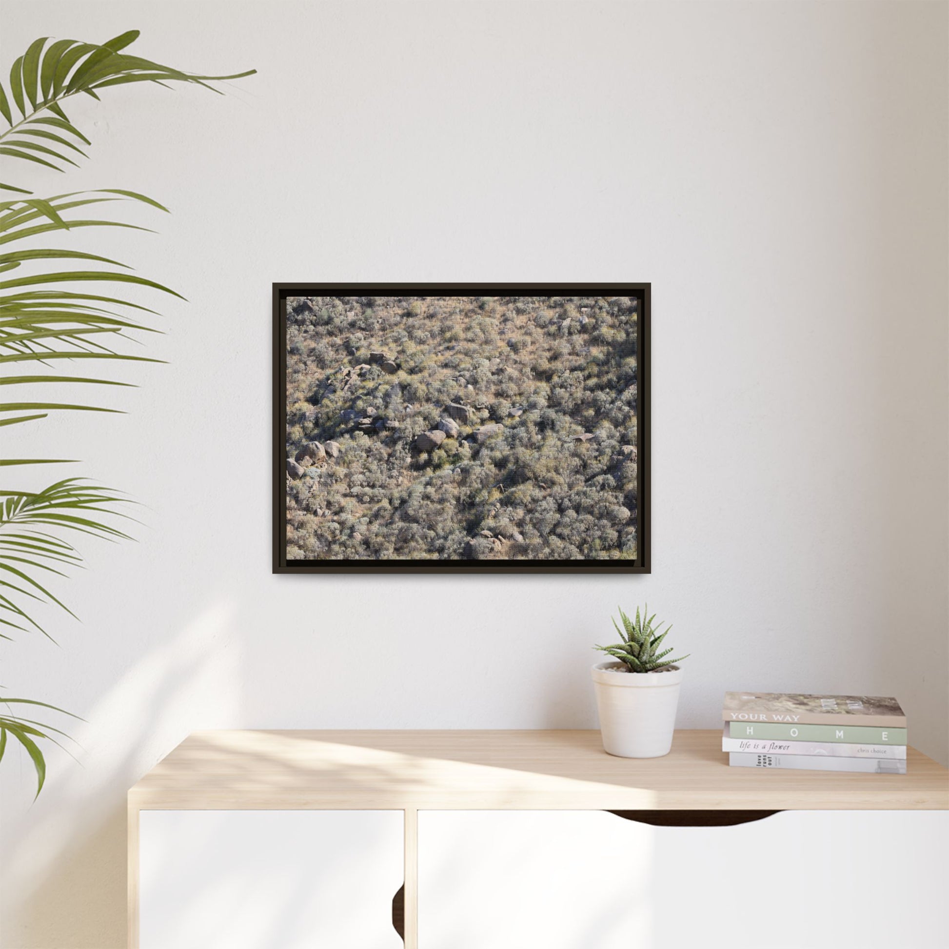 Arid Terrain Study - Unique Stretched Canvas Wall Art - Art By Earth