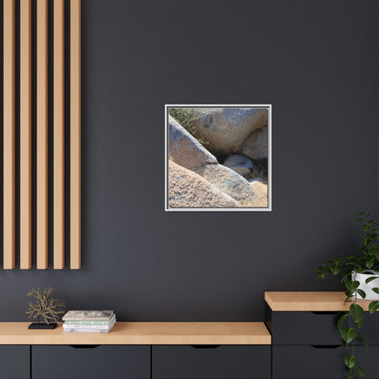 Boulder Shelter - Unique Stretched Canvas Wall Art