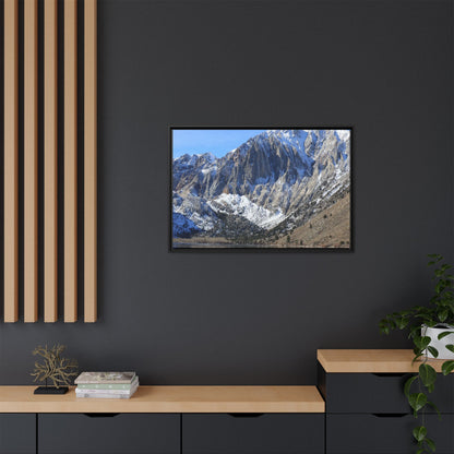 Frozen Reflection - Unique Stretched Canvas Wall Art