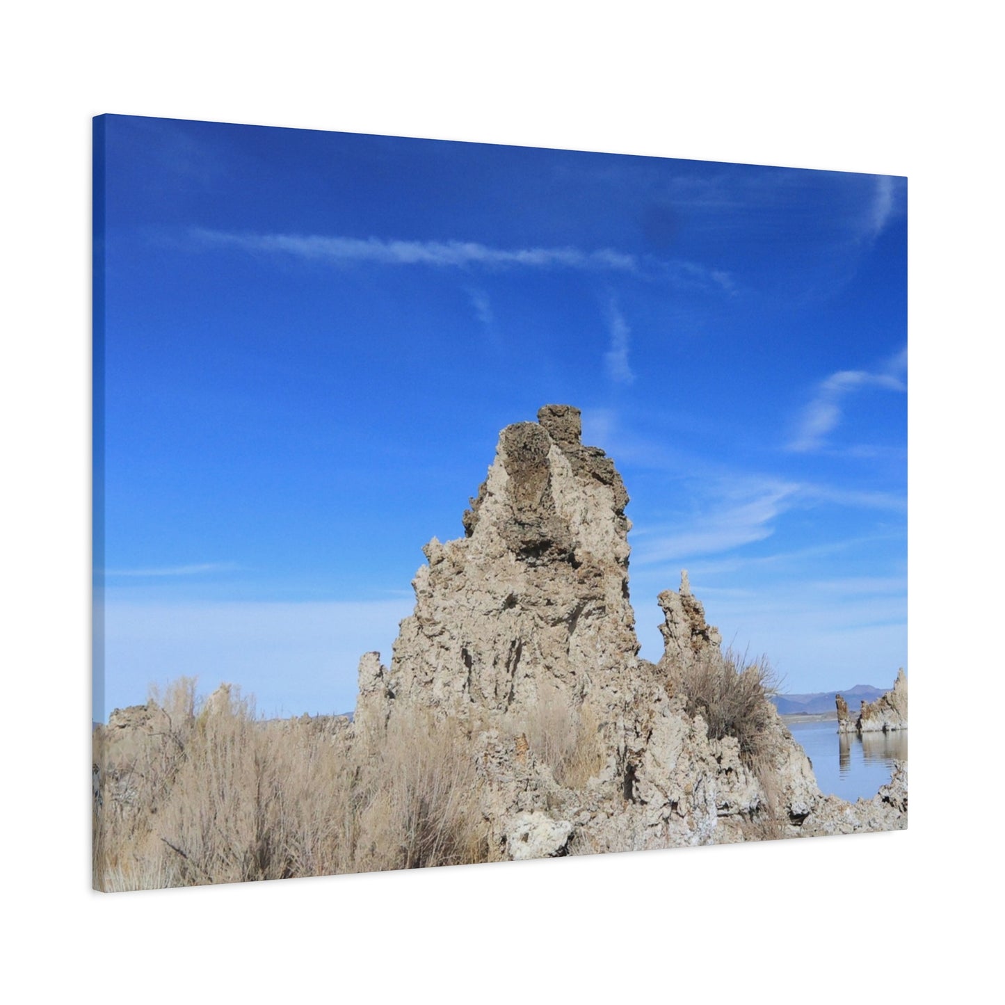 Mono Lake Solitude - Unique Frameless Canvas Wall Art