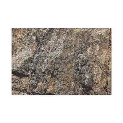 Weathered Stone Secrets - Unique Frameless Canvas Wall Art - Art By Earth