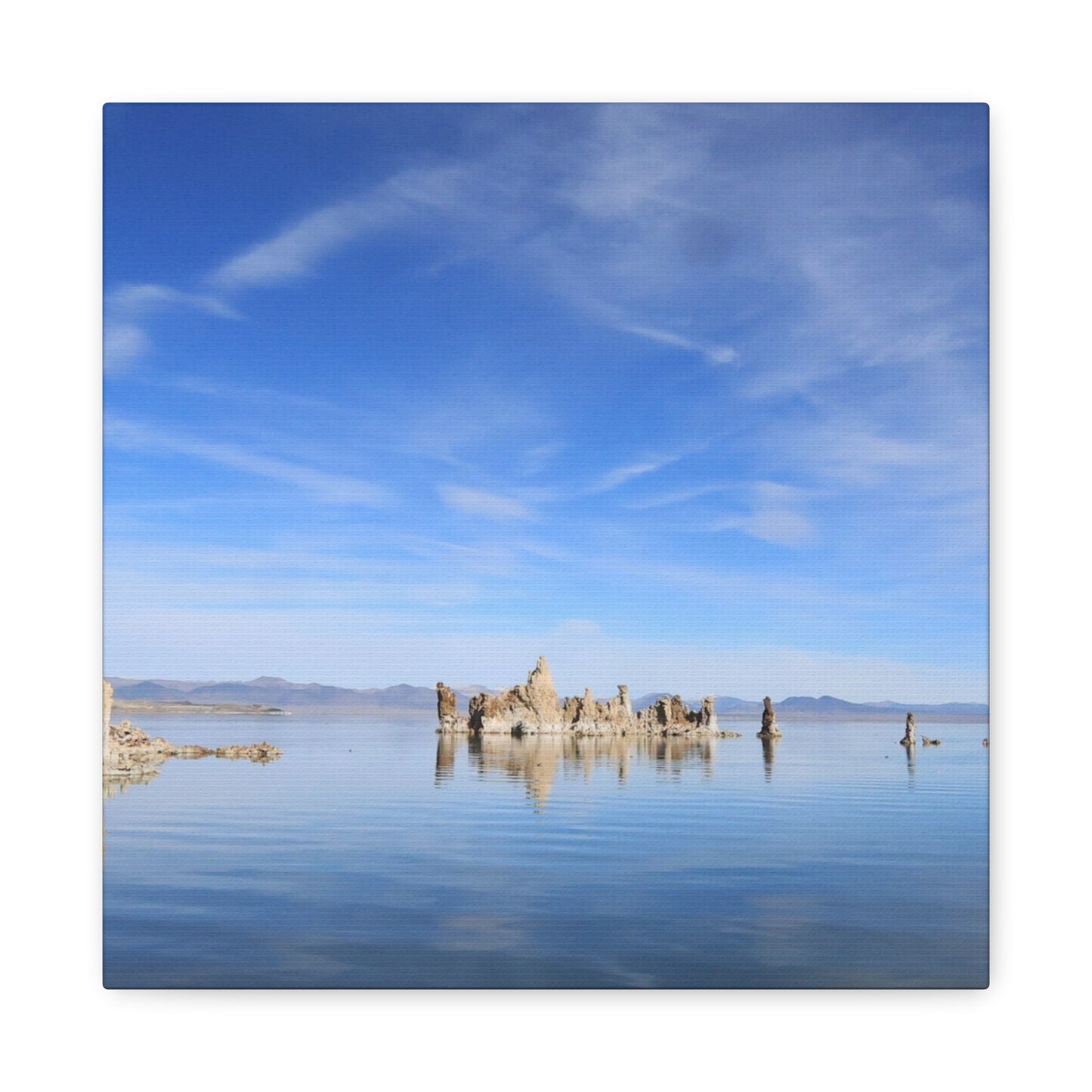 Stillness Reflected - Unique Frameless Canvas Wall Art