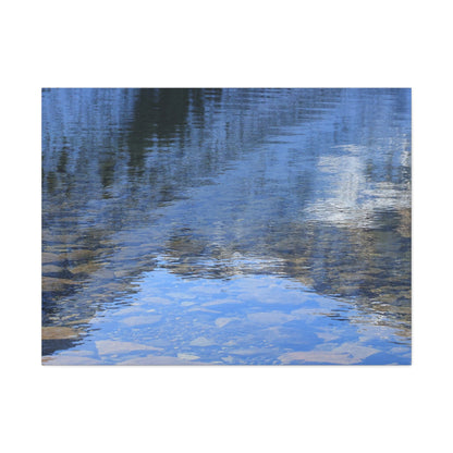 Reflections of Tranquility - Unique Frameless Canvas Wall Art