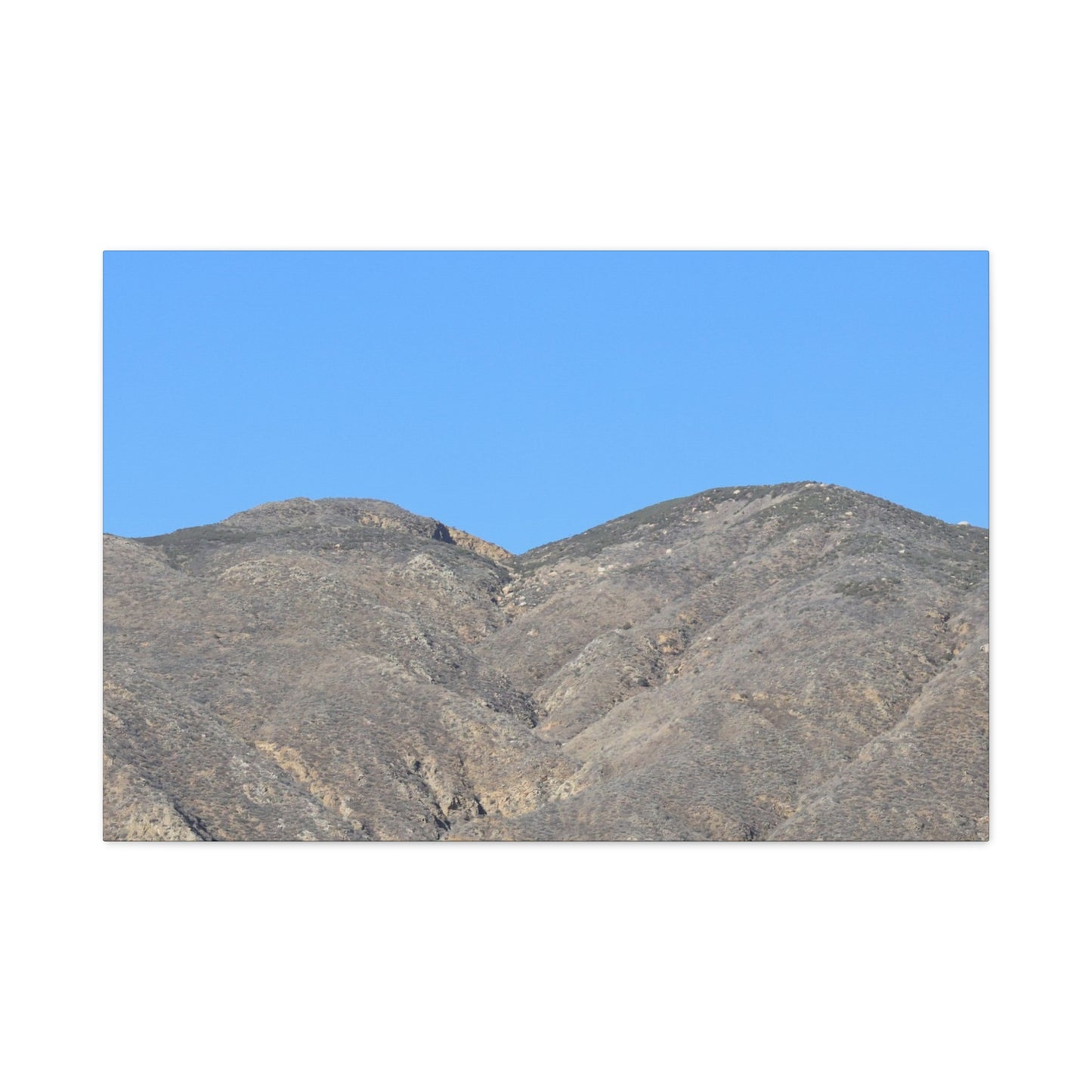 Dusty Peaks of Silence - Unique Frameless Canvas Wall Art - Art By Earth