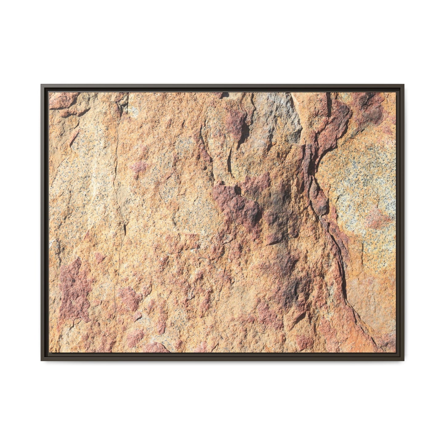 Fractal Stone - Unique Stretched Canvas Wall Art - Art By Earth