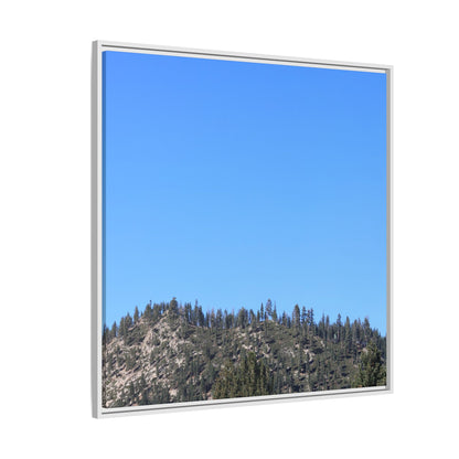 Blue Silence - Unique Stretched Canvas Wall Art