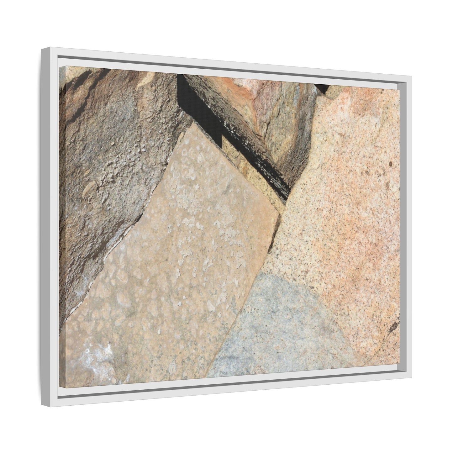 Rock Fragment - Unique Stretched Canvas Wall Art - Art By Earth