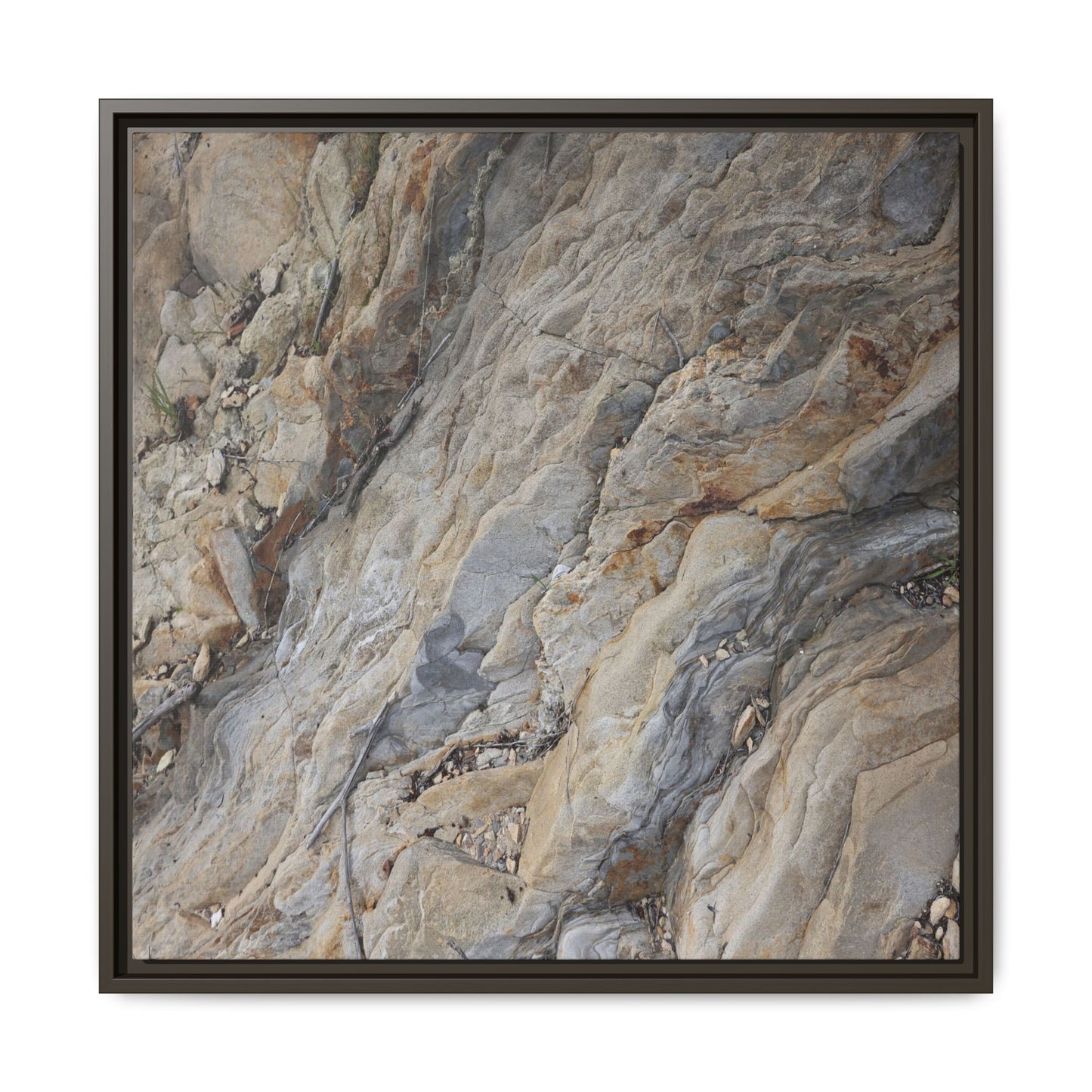 Layers of Earth's History - Unique Stretched Canvas Wall Art - Art By Earth