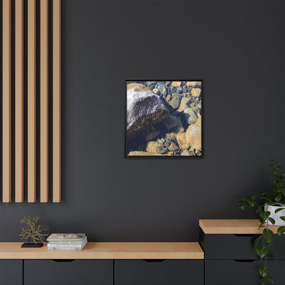 Stone Sanctuary - Unique Stretched Canvas Wall Art