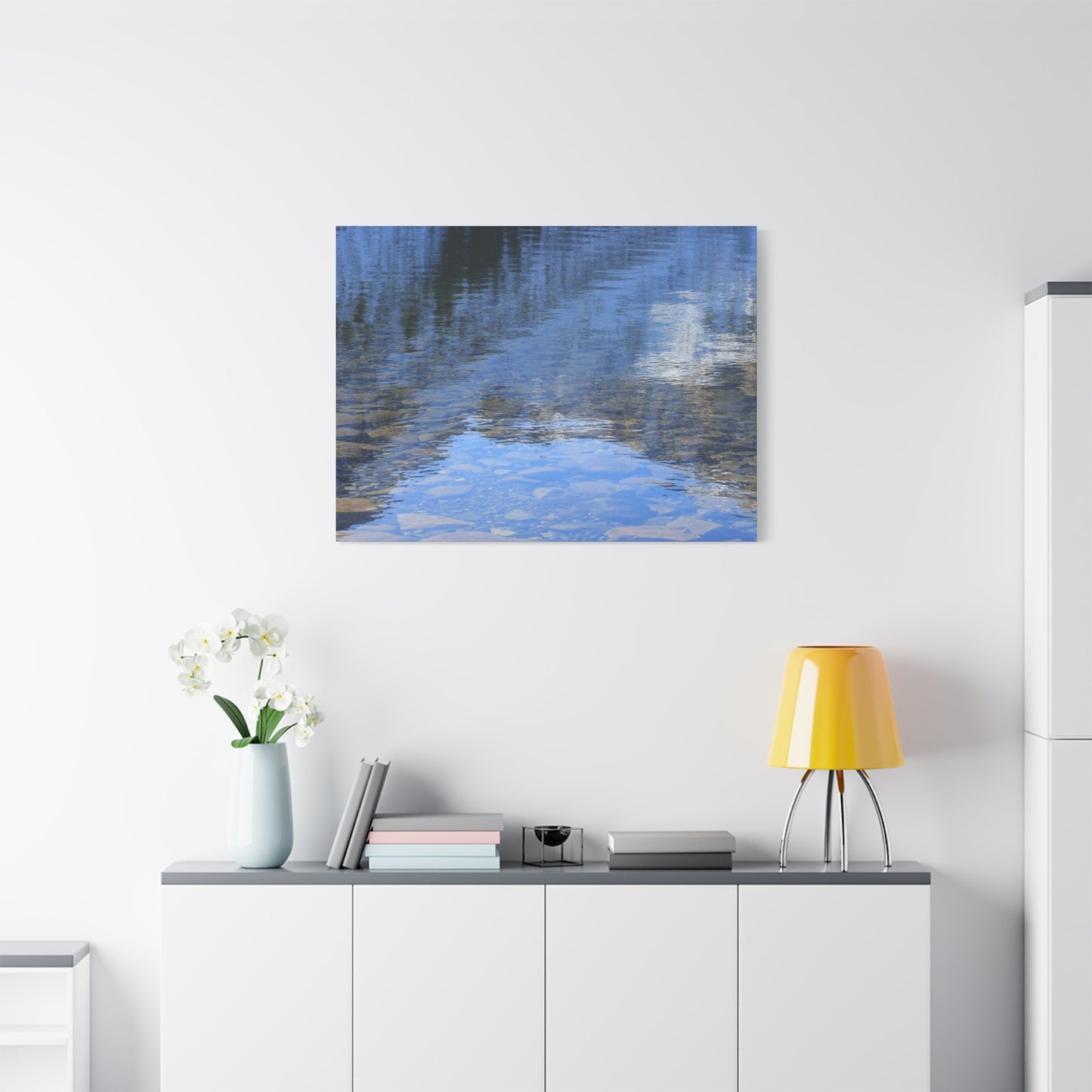 Reflections of Tranquility - Unique Frameless Canvas Wall Art