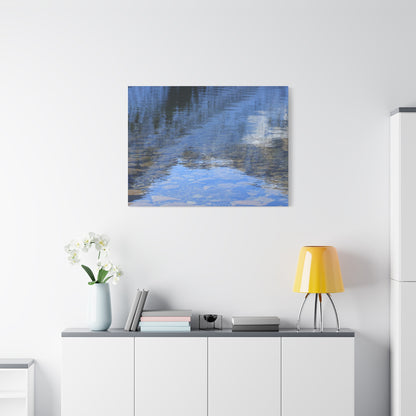 Reflections of Tranquility - Unique Frameless Canvas Wall Art