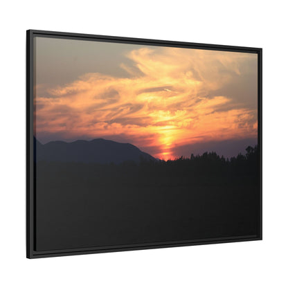 Gilded Horizon - Unique Stretched Canvas Wall Art - Art By Earth