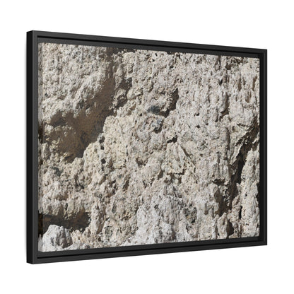 Weathered Stone Whispers - Unique Stretched Canvas Wall Art