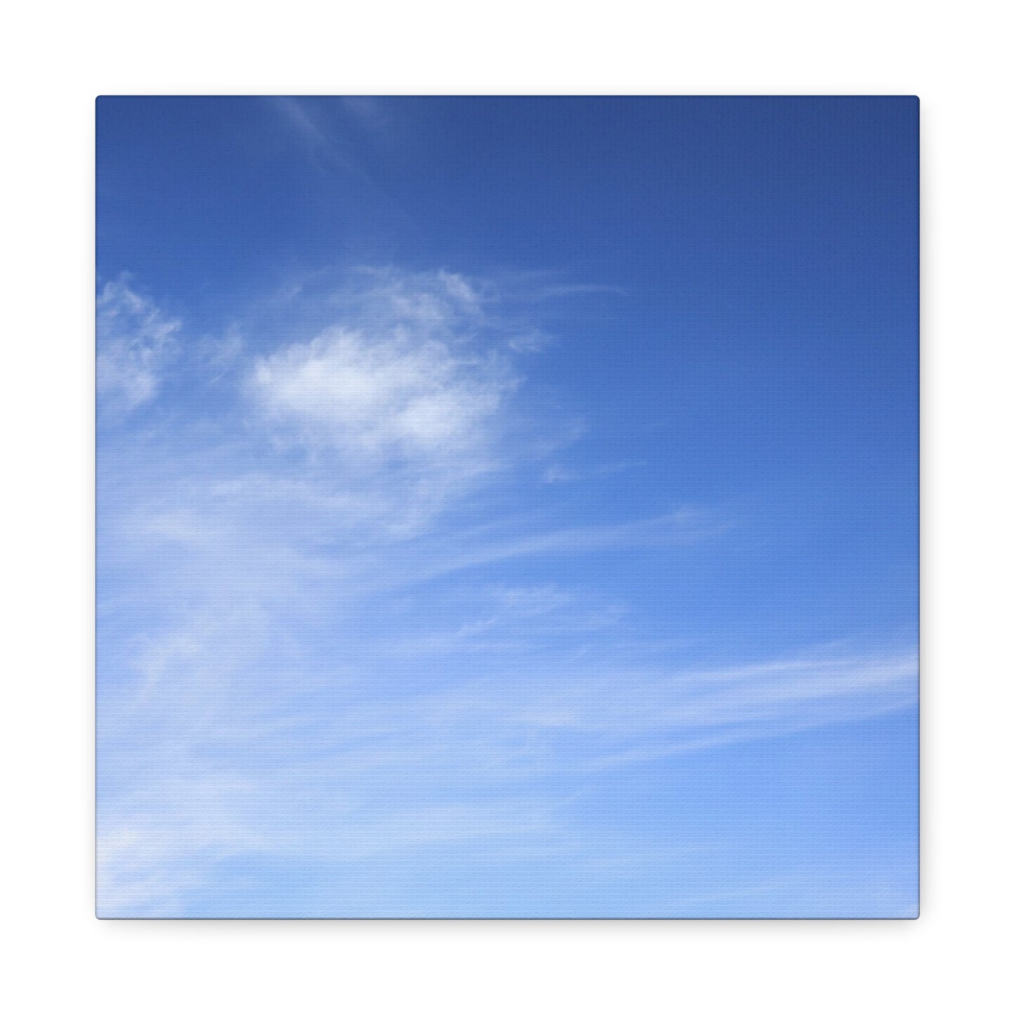 Blue Breath - Unique Frameless Canvas Wall Art - Art By Earth