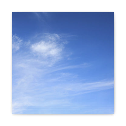 Blue Breath - Unique Frameless Canvas Wall Art - Art By Earth