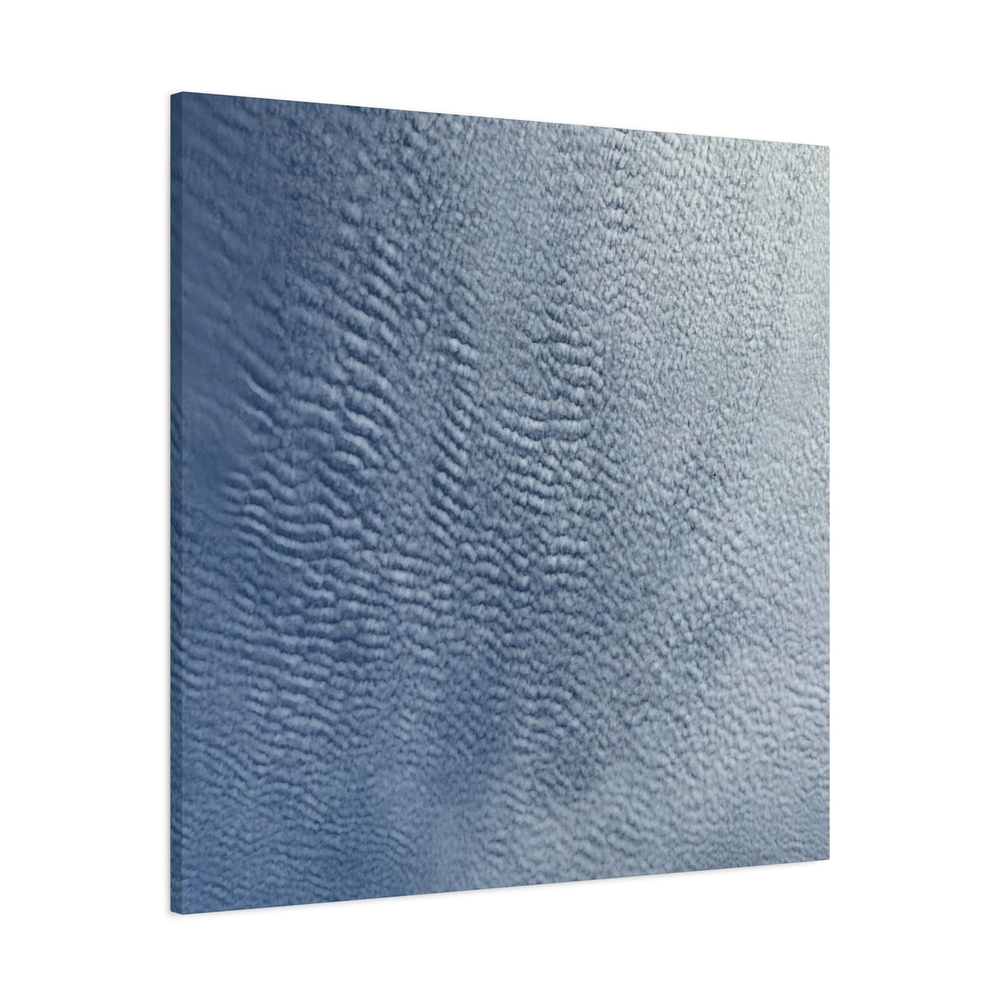 Rippling Echoes of Cerulean Stillness - Unique Frameless Canvas Wall Art - Art By Earth