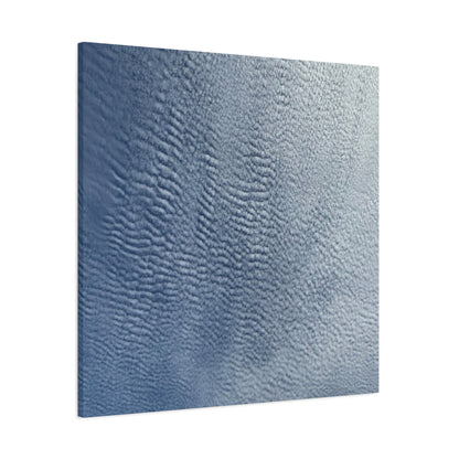 Rippling Echoes of Cerulean Stillness - Unique Frameless Canvas Wall Art - Art By Earth