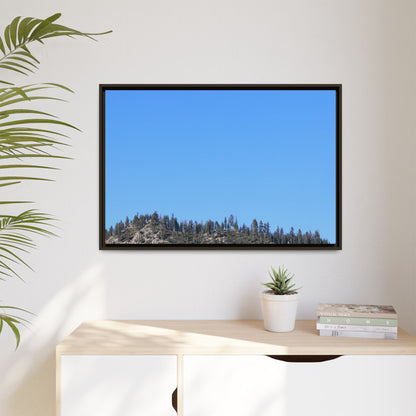 Blue Silence - Unique Stretched Canvas Wall Art