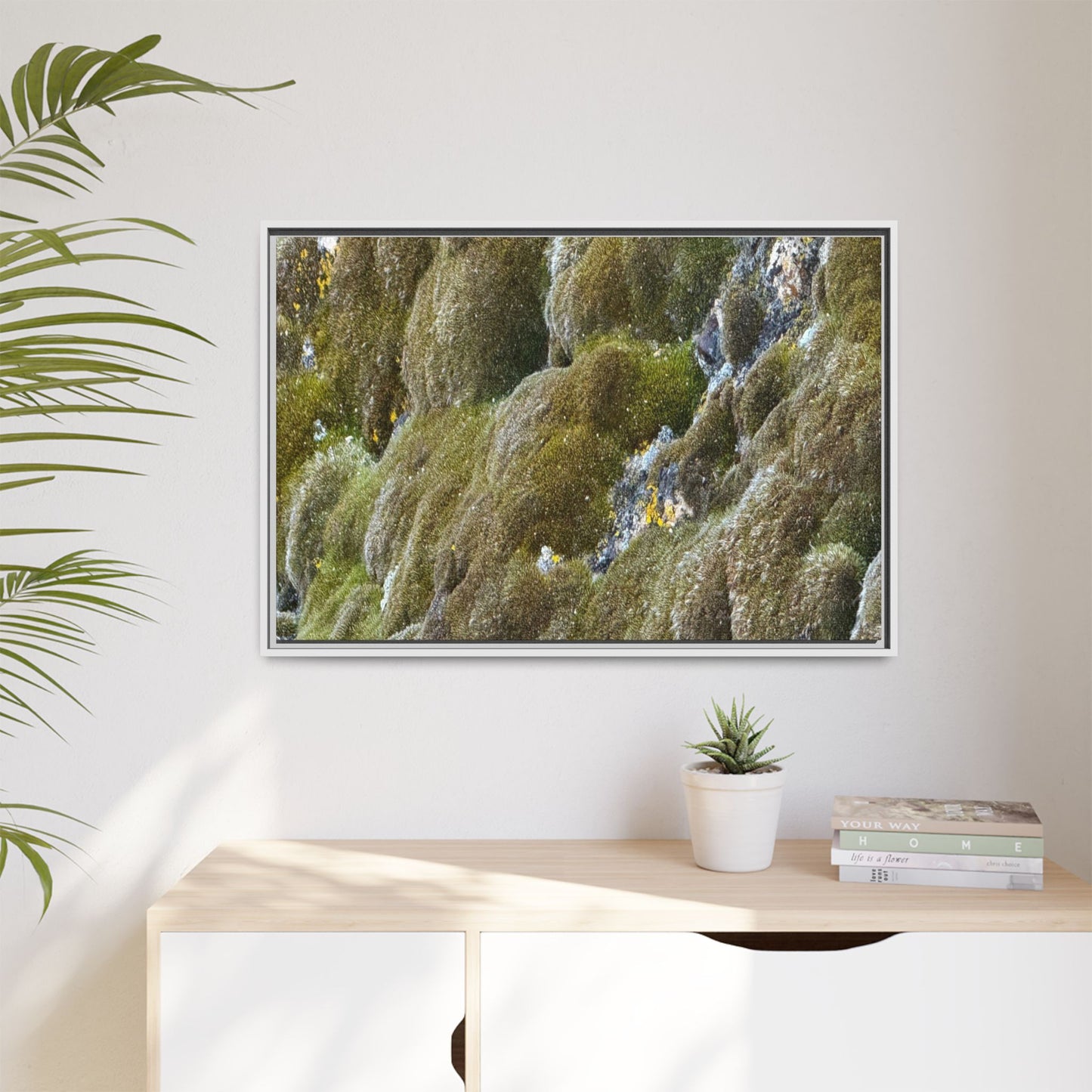 Moss Symphony - Unique Stretched Canvas Wall Art