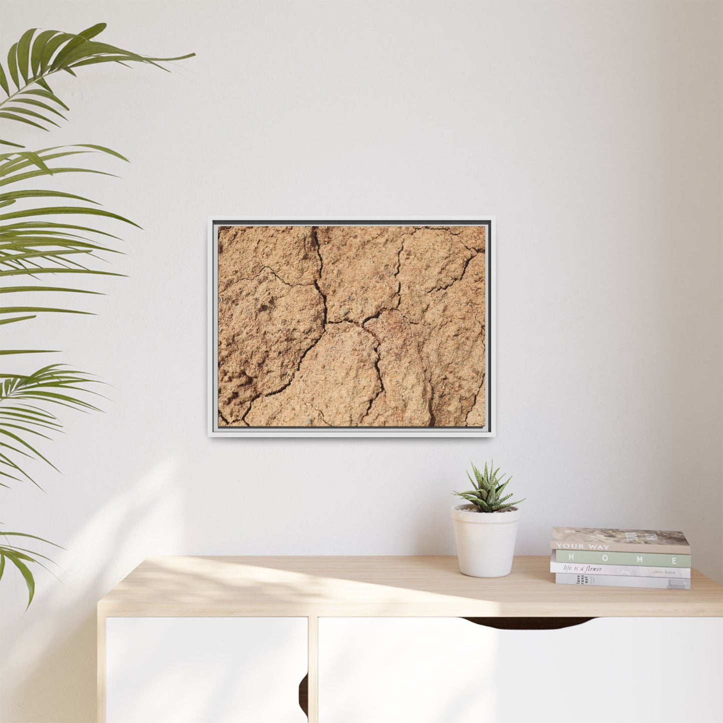 Parched Land - Unique Stretched Canvas Wall Art - Art By Earth