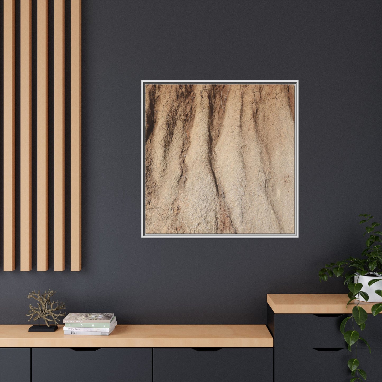 Eroded Canyon Walls - Unique Stretched Canvas Wall Art - Art By Earth
