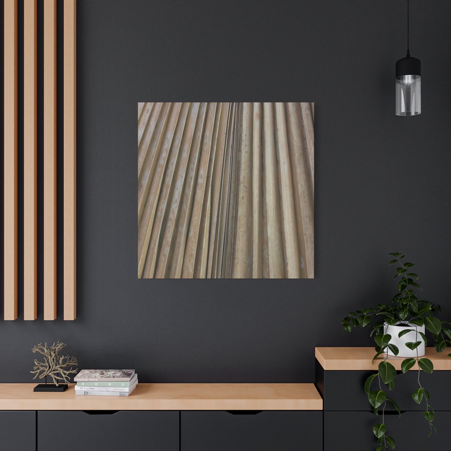 Linear Rhythm - Unique Frameless Canvas Wall Art - Art By Earth
