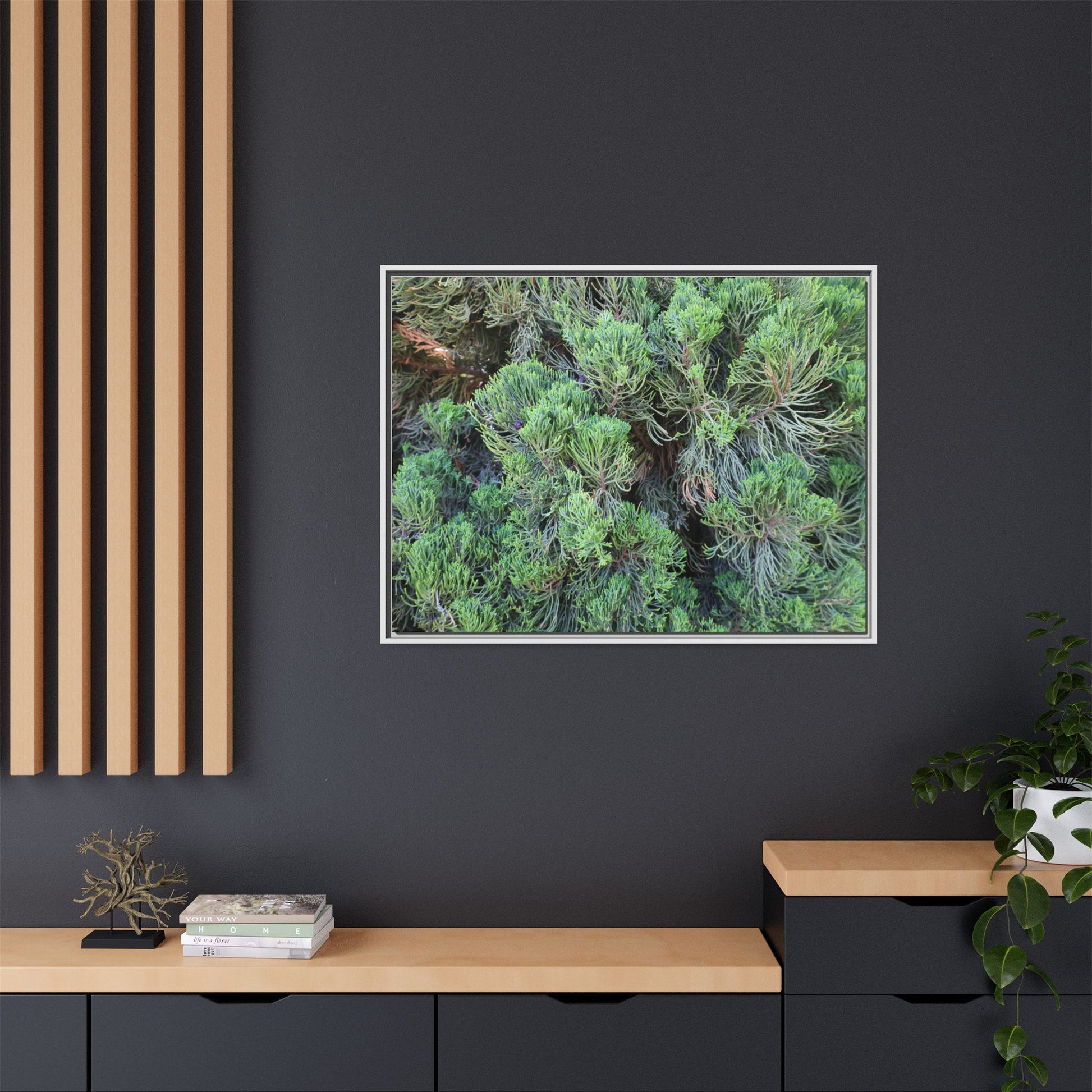 Verdant Whispers - Unique Stretched Canvas Wall Art - Art By Earth