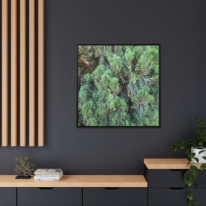 Verdant Whispers - Unique Stretched Canvas Wall Art - Art By Earth