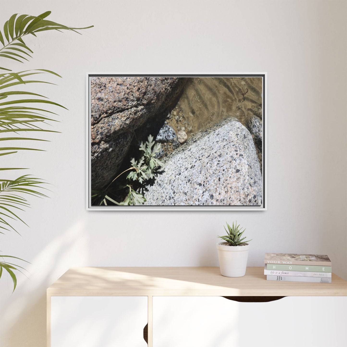 Resilience in Stone - Unique Stretched Canvas Wall Art - Art By Earth