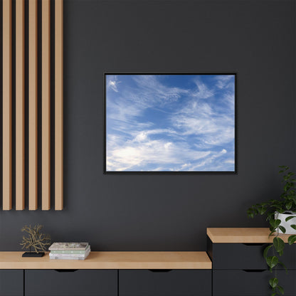 Ethereal Blue Tapestry - Unique Stretched Canvas Wall Art - Art By Earth