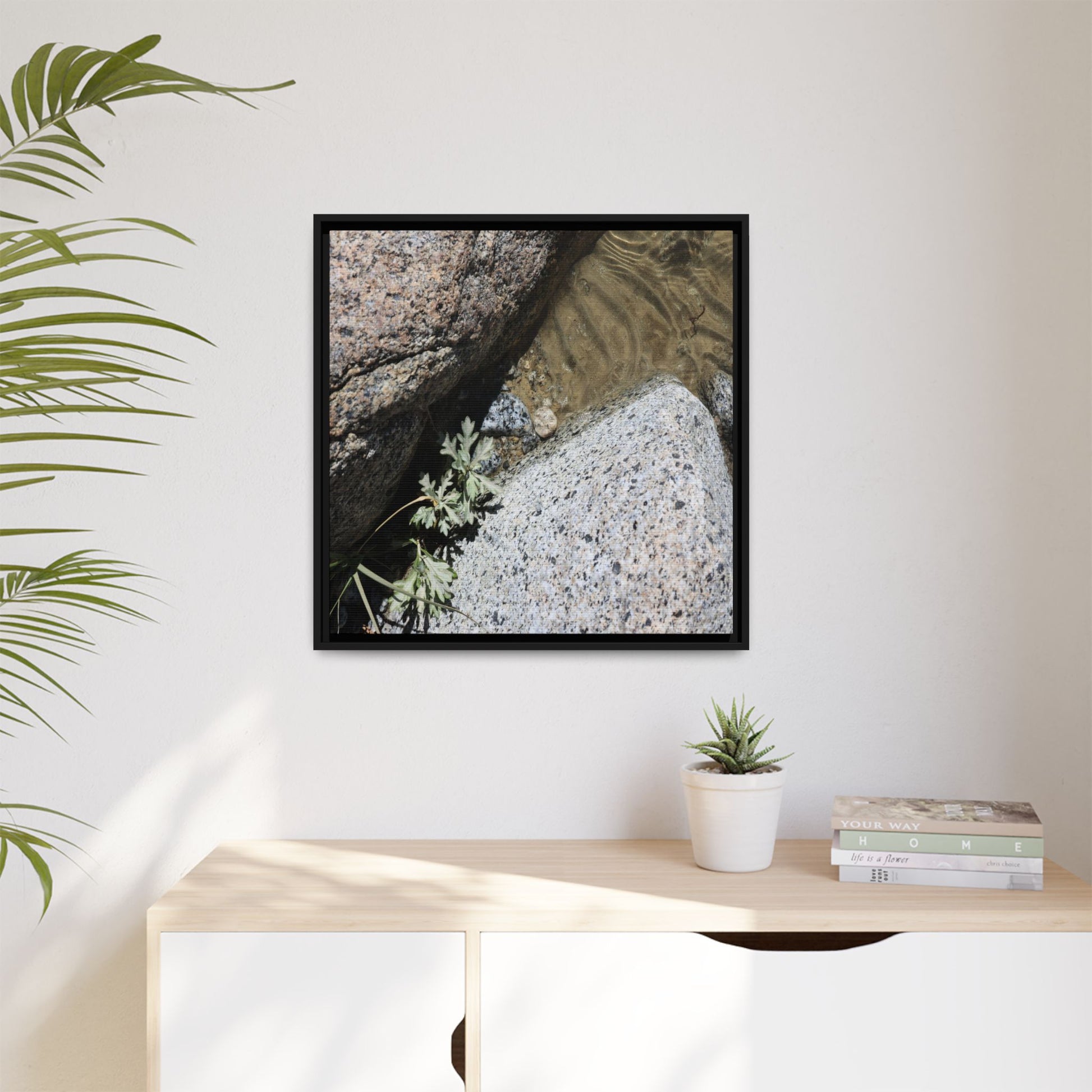 Resilience in Stone - Unique Stretched Canvas Wall Art - Art By Earth