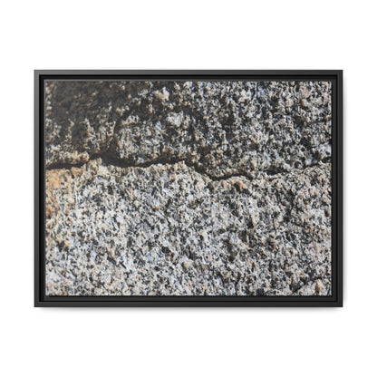 Weathered Stone Surface - Unique Stretched Canvas Wall Art