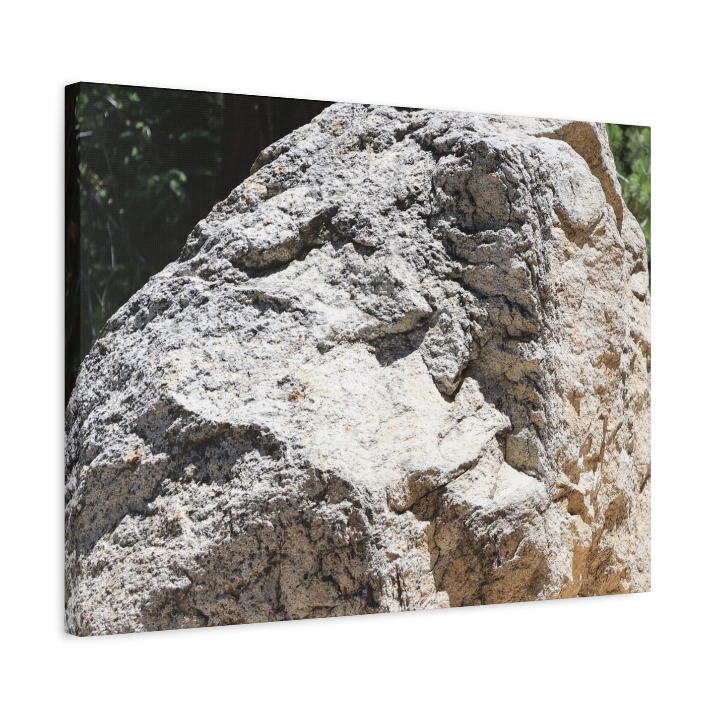 Stone of Solitude - Unique Frameless Canvas Wall Art - Art By Earth