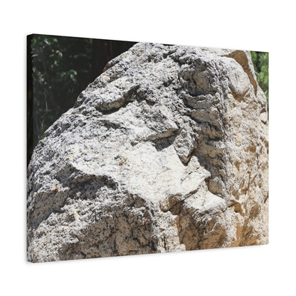 Stone of Solitude - Unique Frameless Canvas Wall Art - Art By Earth