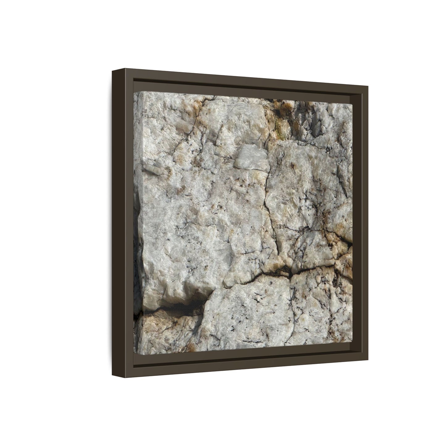 Weathered Limestone Formation - Unique Stretched Canvas Wall Art - Art By Earth