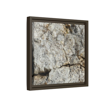 Weathered Limestone Formation - Unique Stretched Canvas Wall Art - Art By Earth