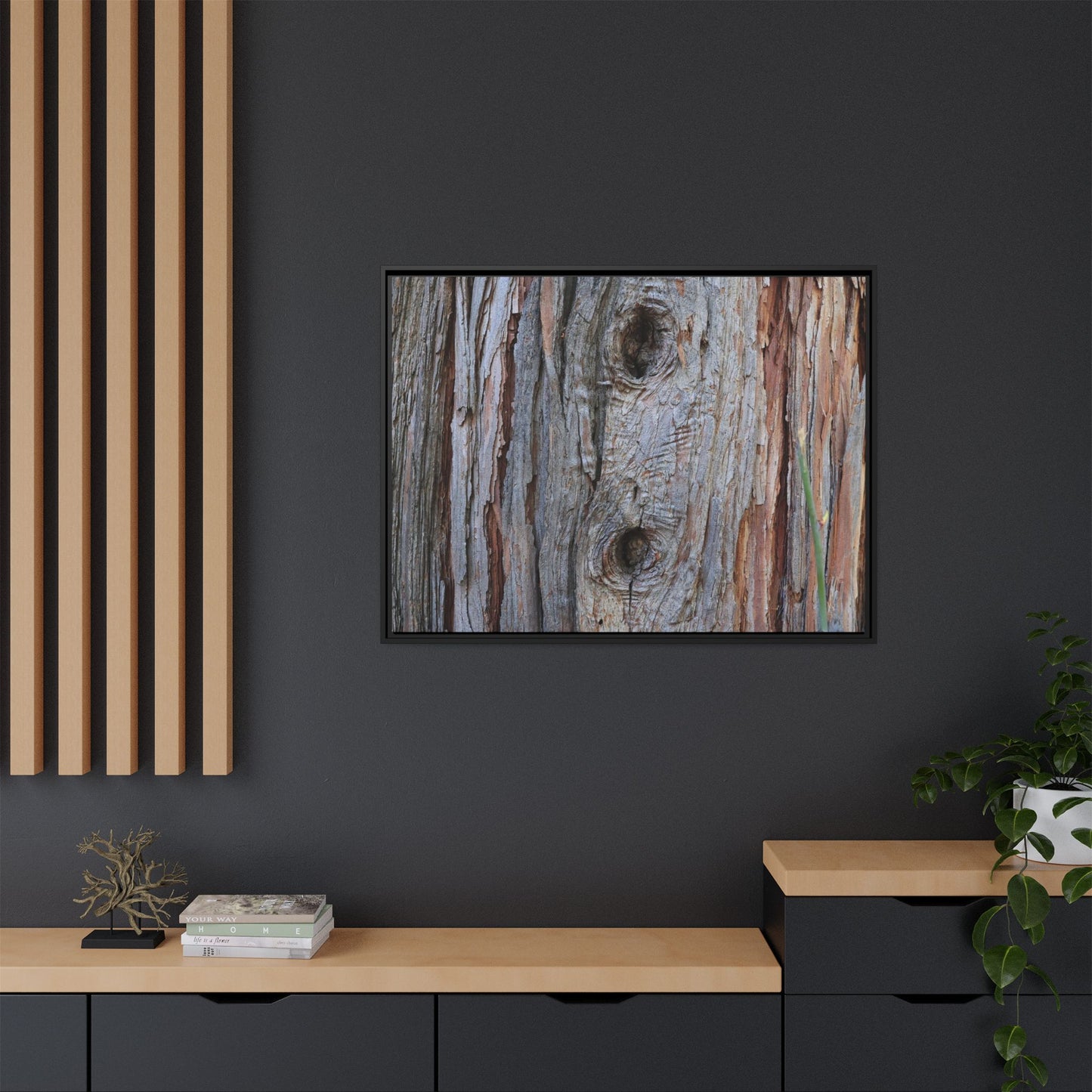 Knotty Nature - Unique Stretched Canvas Wall Art - Art By Earth