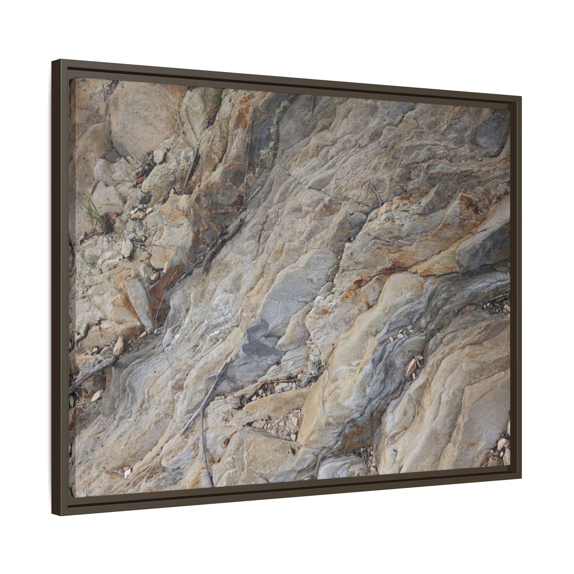 Layers of Earth's History - Unique Stretched Canvas Wall Art - Art By Earth