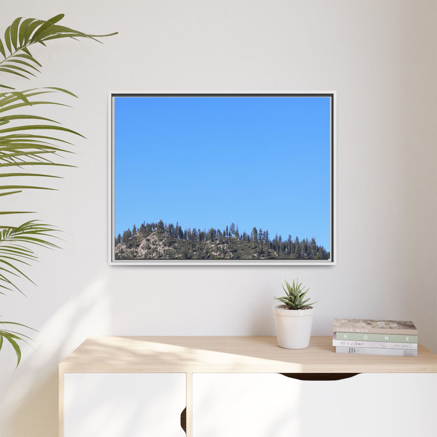 Blue Silence - Unique Stretched Canvas Wall Art