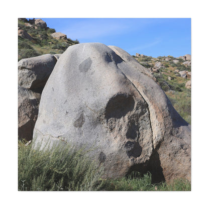 Skull Rock - Unique Frameless Canvas Wall Art - Art By Earth